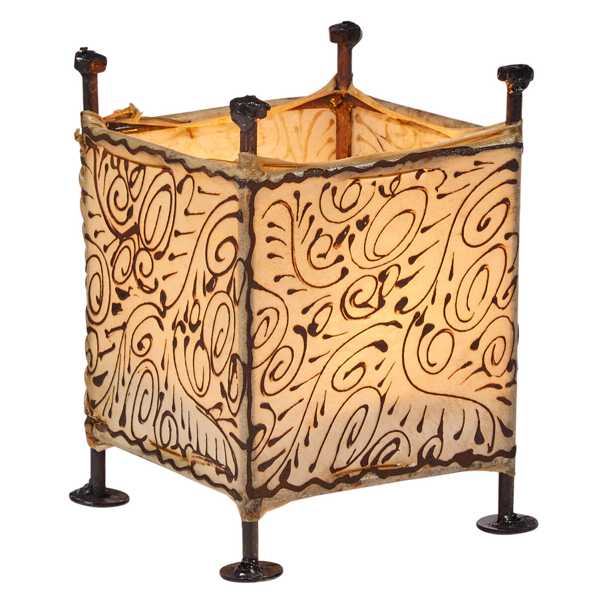 Mediterranes Windlicht Teelichthalter Bu box
