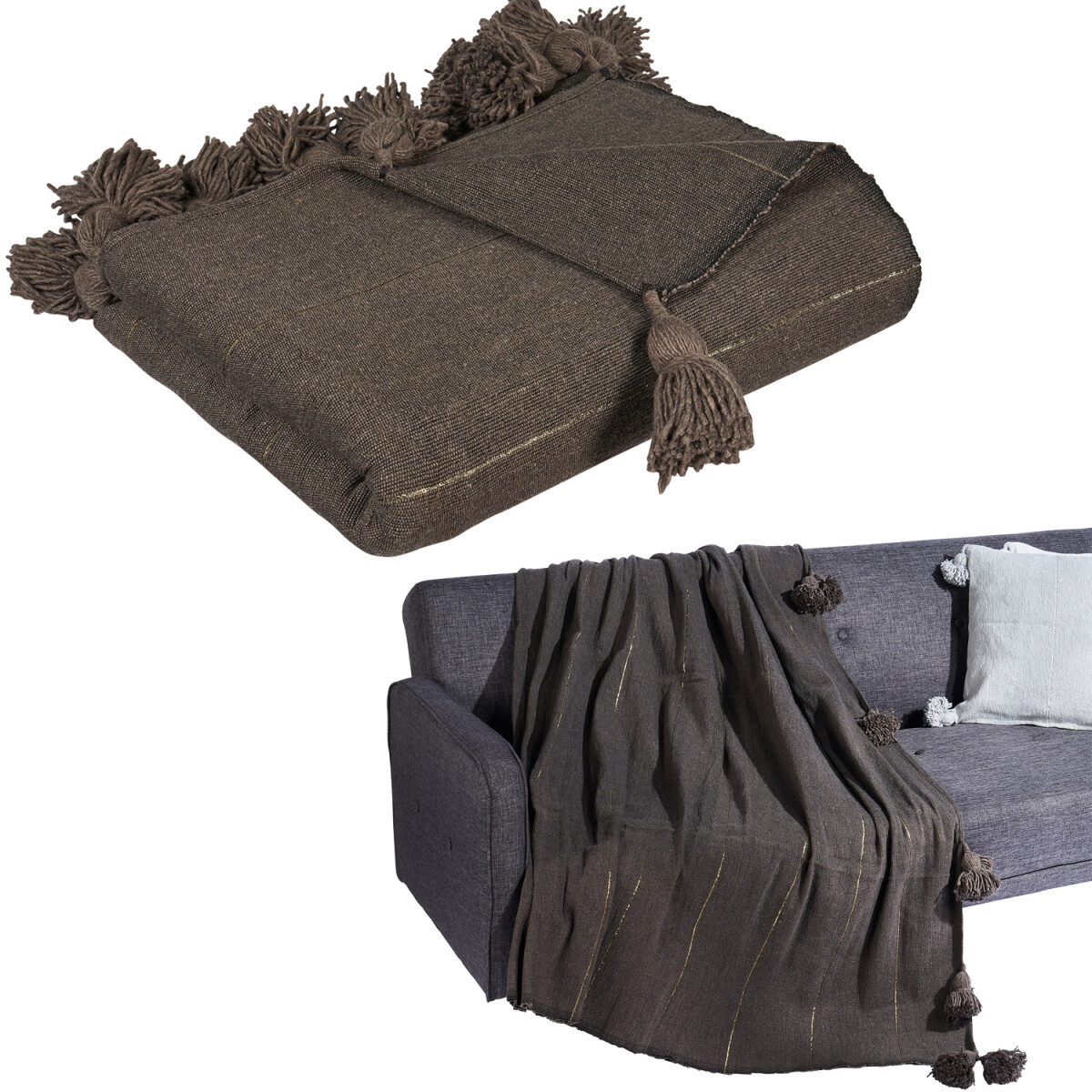 Marokkanische Tagesdecke Souf handgefert box