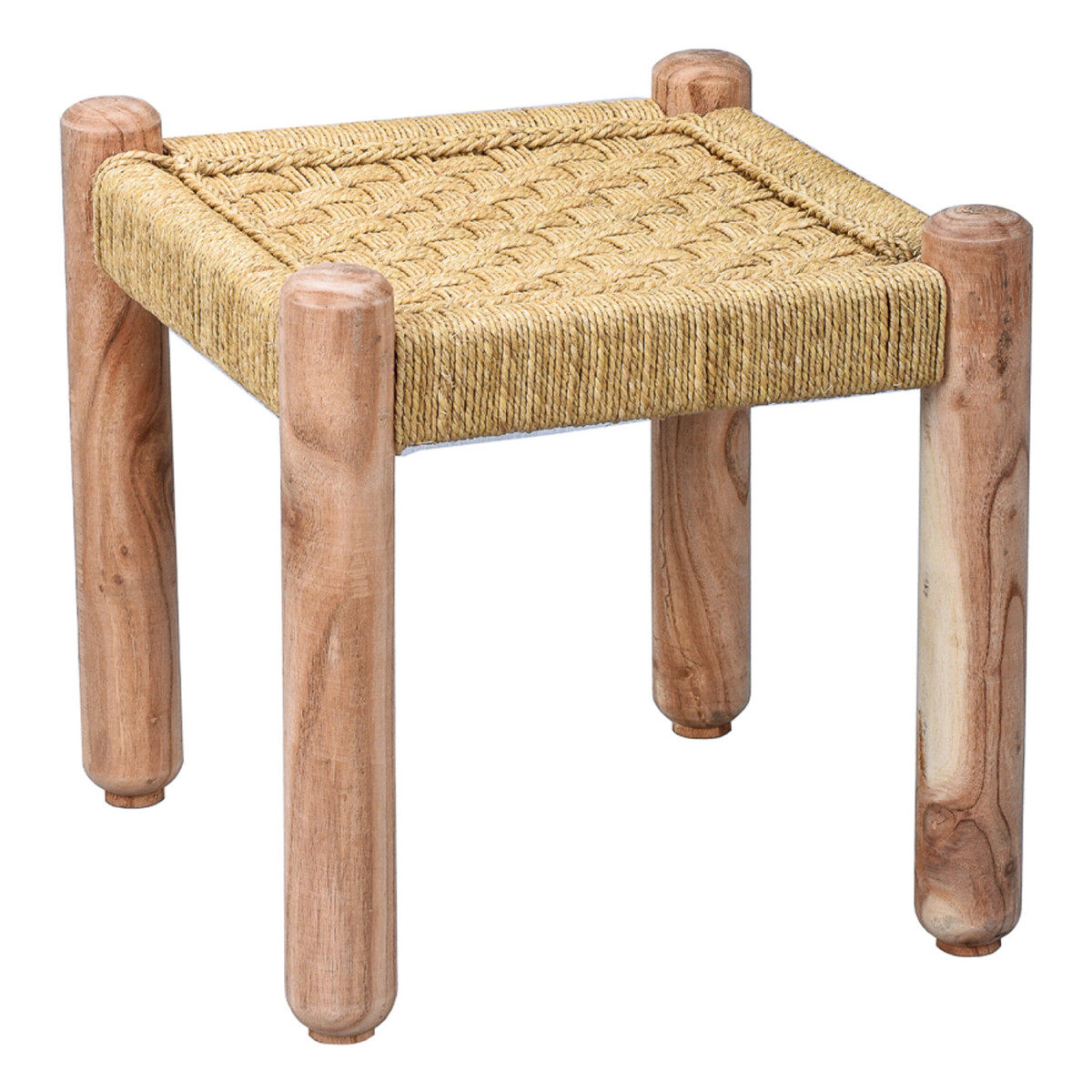 Boho Sitzhocker Josue edel aus Akazienho box
