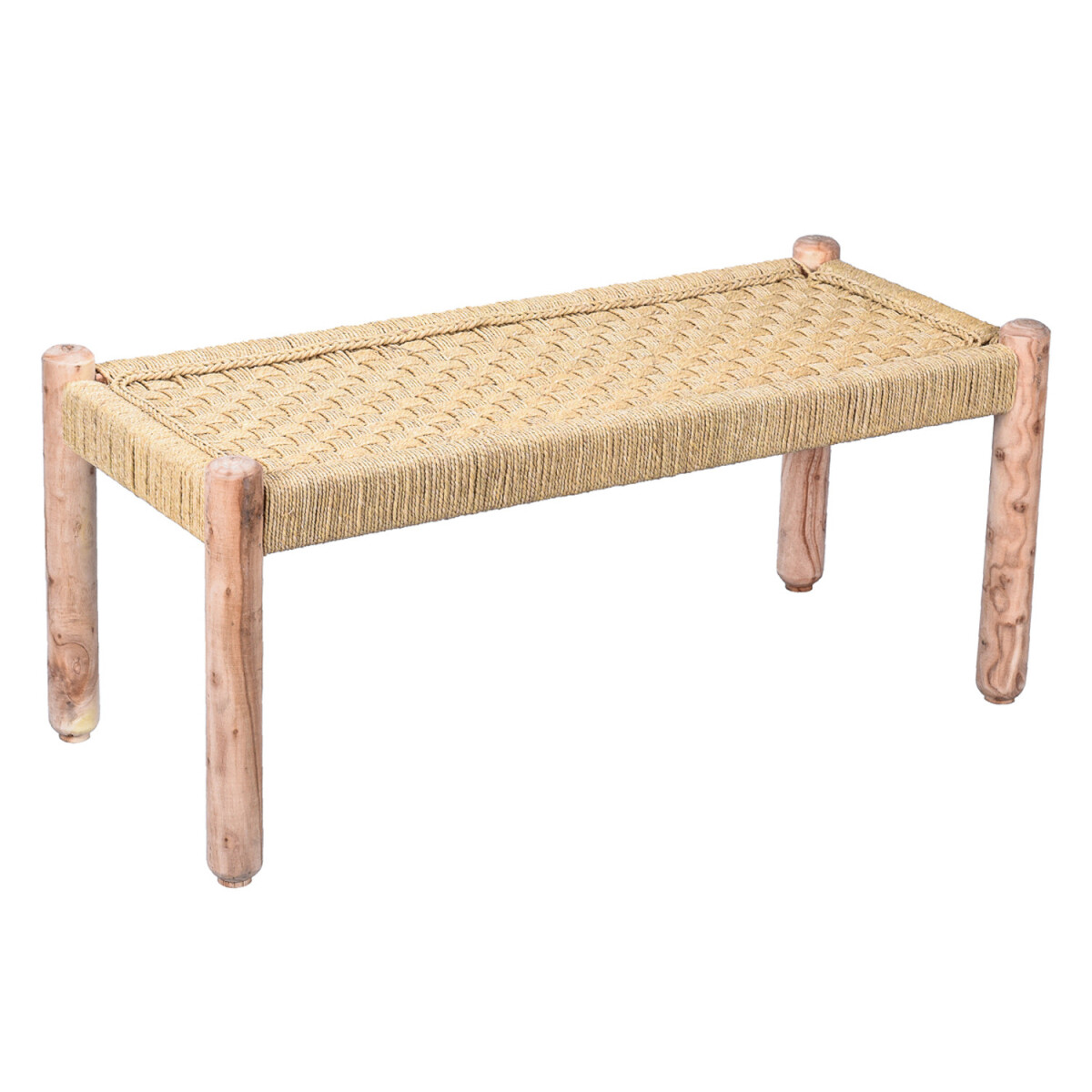 Boho Sitzbank Josue modern aus Akazienho box