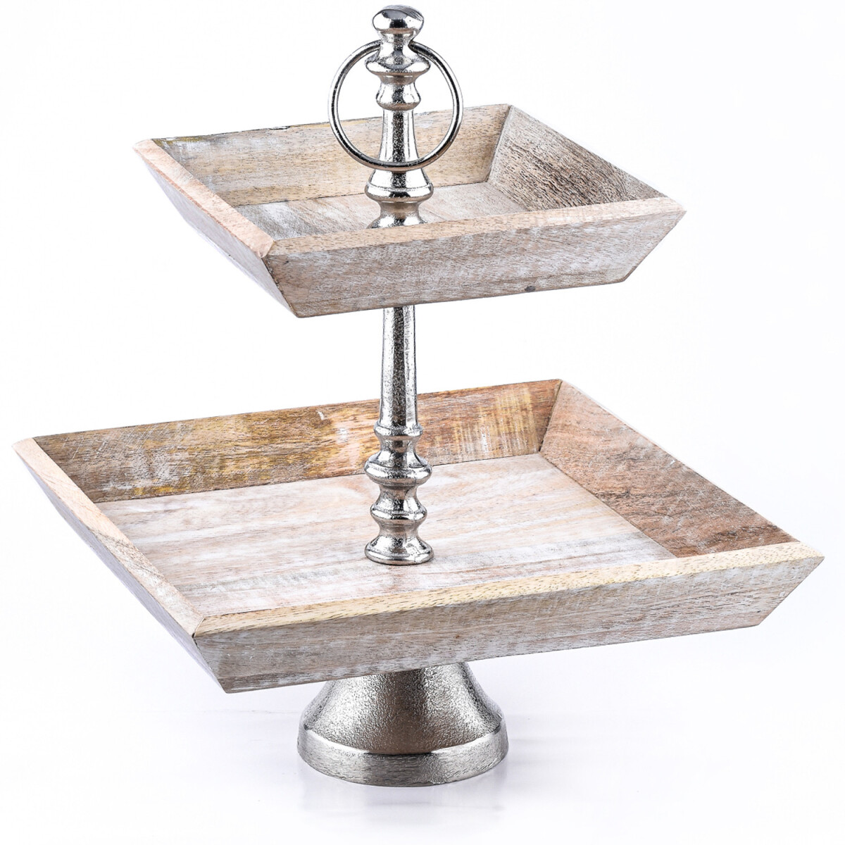 Vintage Obst-Etagere Ansgar 2 Etagen ede box