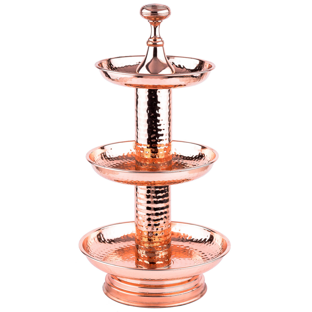 Edelstahl-Etagere Rosal handgefertigt aus Edelstahl in Rose 