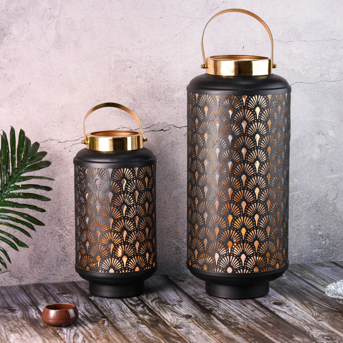 2er Set Orientalische Gartenlaterne Brag box