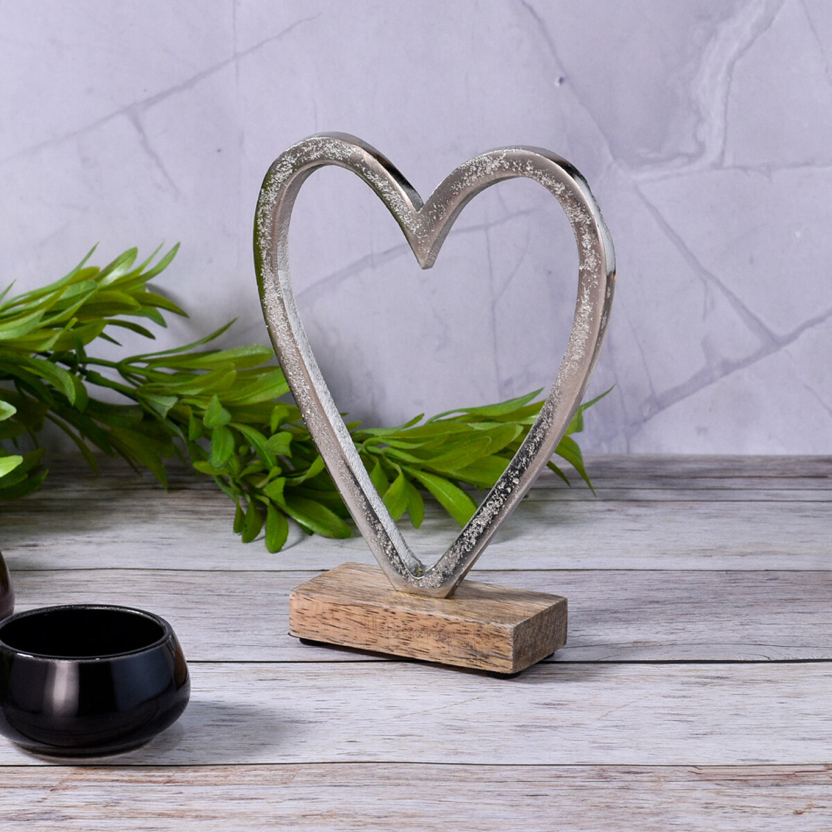 Herz-Dekoaufsteller Amour klein modern a box