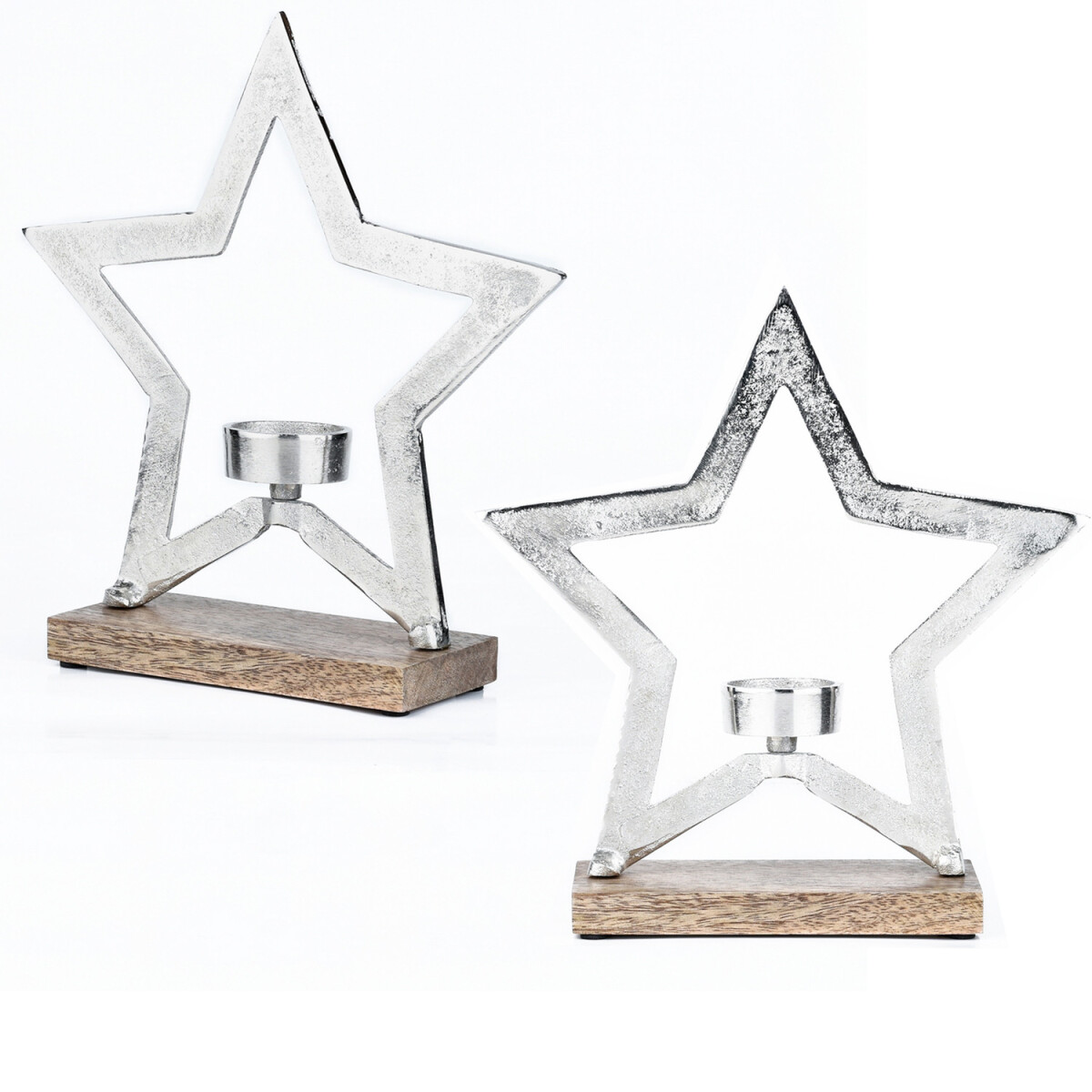 2er Set Stern Dekoaufsteller Dekoobjekt  box