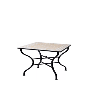 Marokkanischer Mosaiktisch Marrakesch Beige Weiss,...