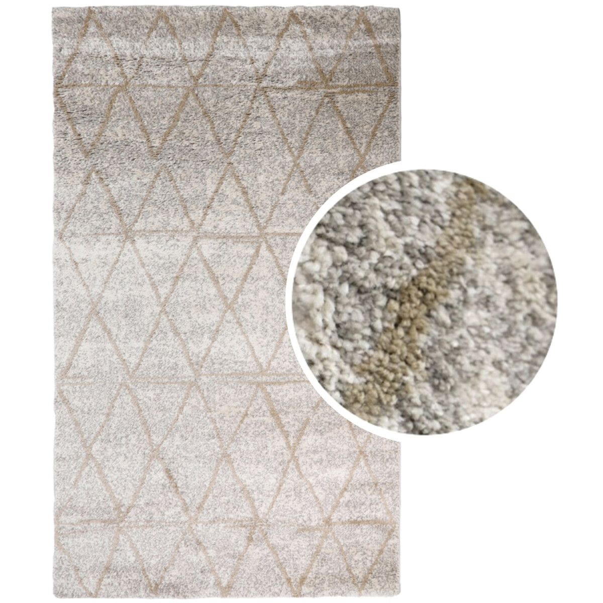 Marokkanischer Hochflor Teppich Kulsa au box