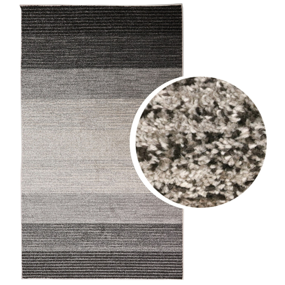 Marokkanischer Flauschiger Teppich Hochflor Basti 170x120 cm