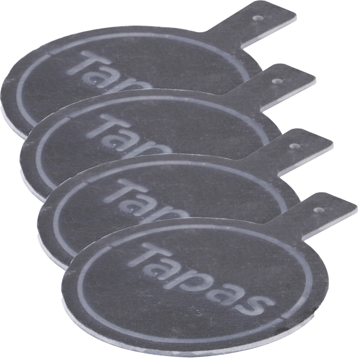 4er Set Schieferplatte Tapas-Brett Bako  box