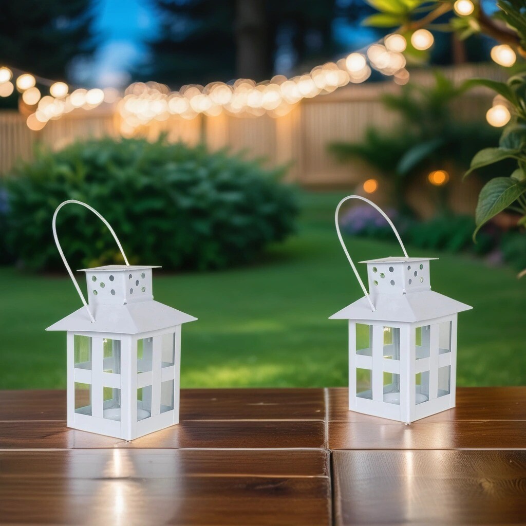 2er Set Mini Laterne Skagen Windlicht in box