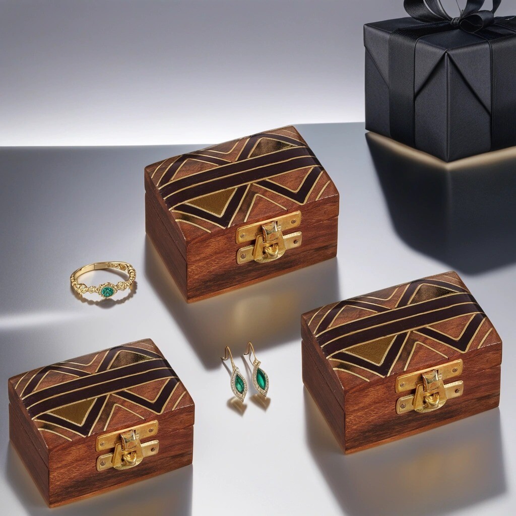 3er Set Orientalisches Schmuckkästc box