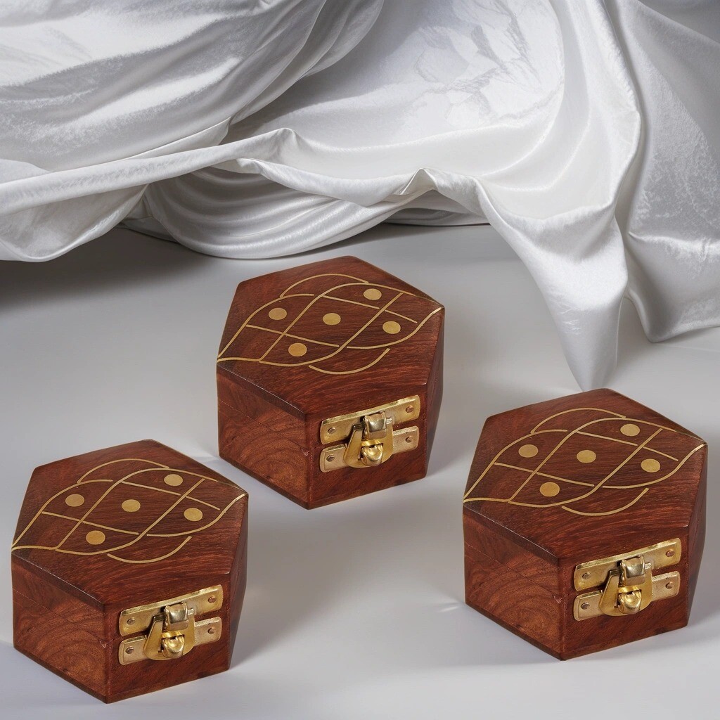 3er Set Orientalisches Schmuckkästc box