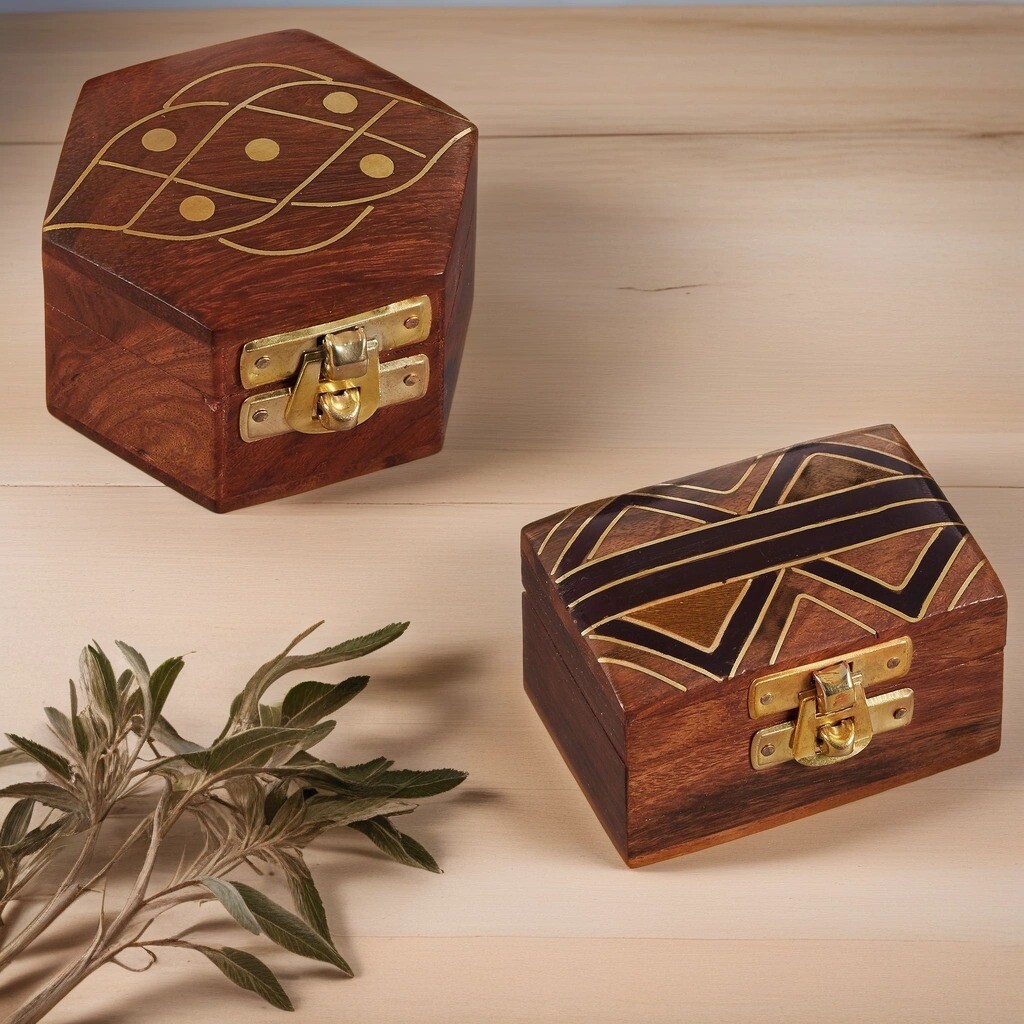 2er Set Orientalisches Schmuckkästc box