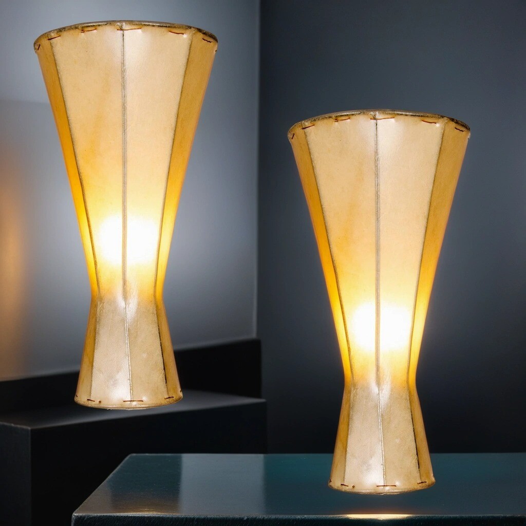 2er Set Vintage Tischlampe Jinjin handge box