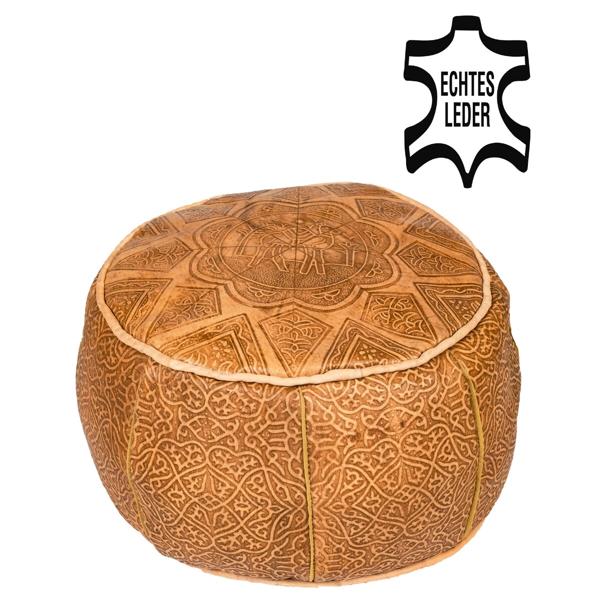 Marokkanischer Pouf Sitzpouf Abrar moder box