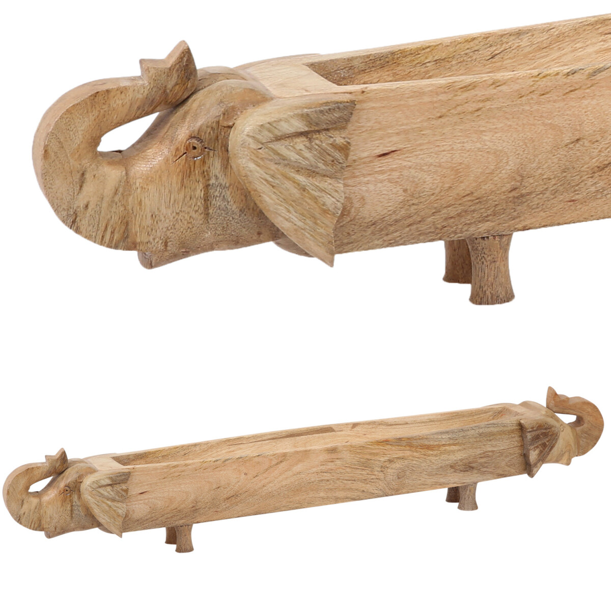 Vintage Holzschale Aloka handgefertigt a box