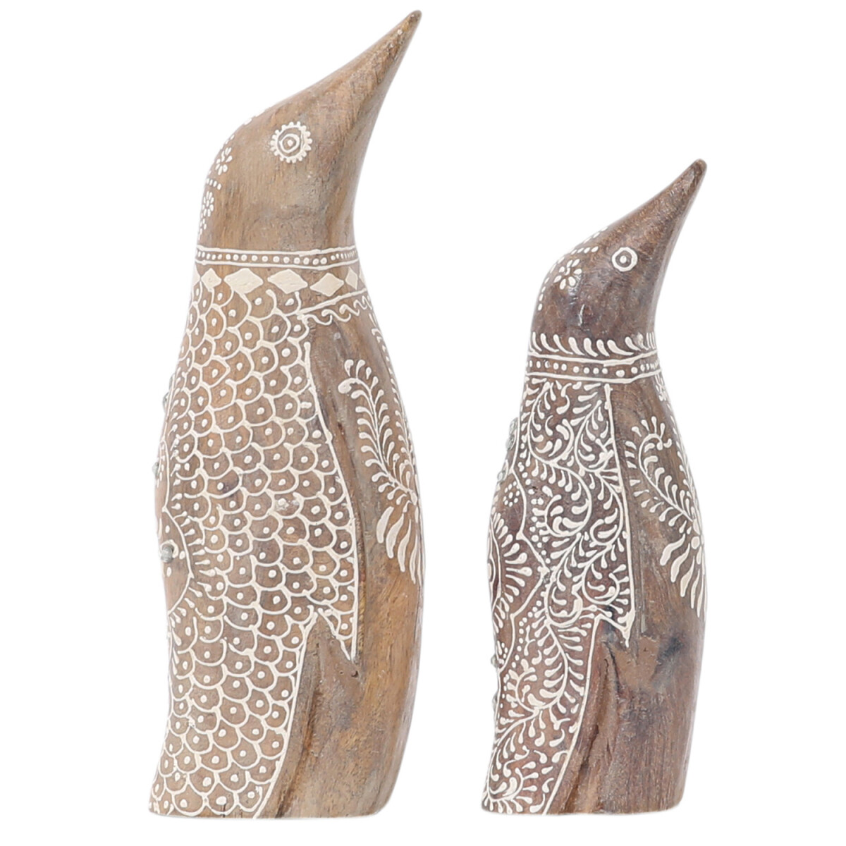 2er Set Boho Tierfigur Pinguin handgefer box