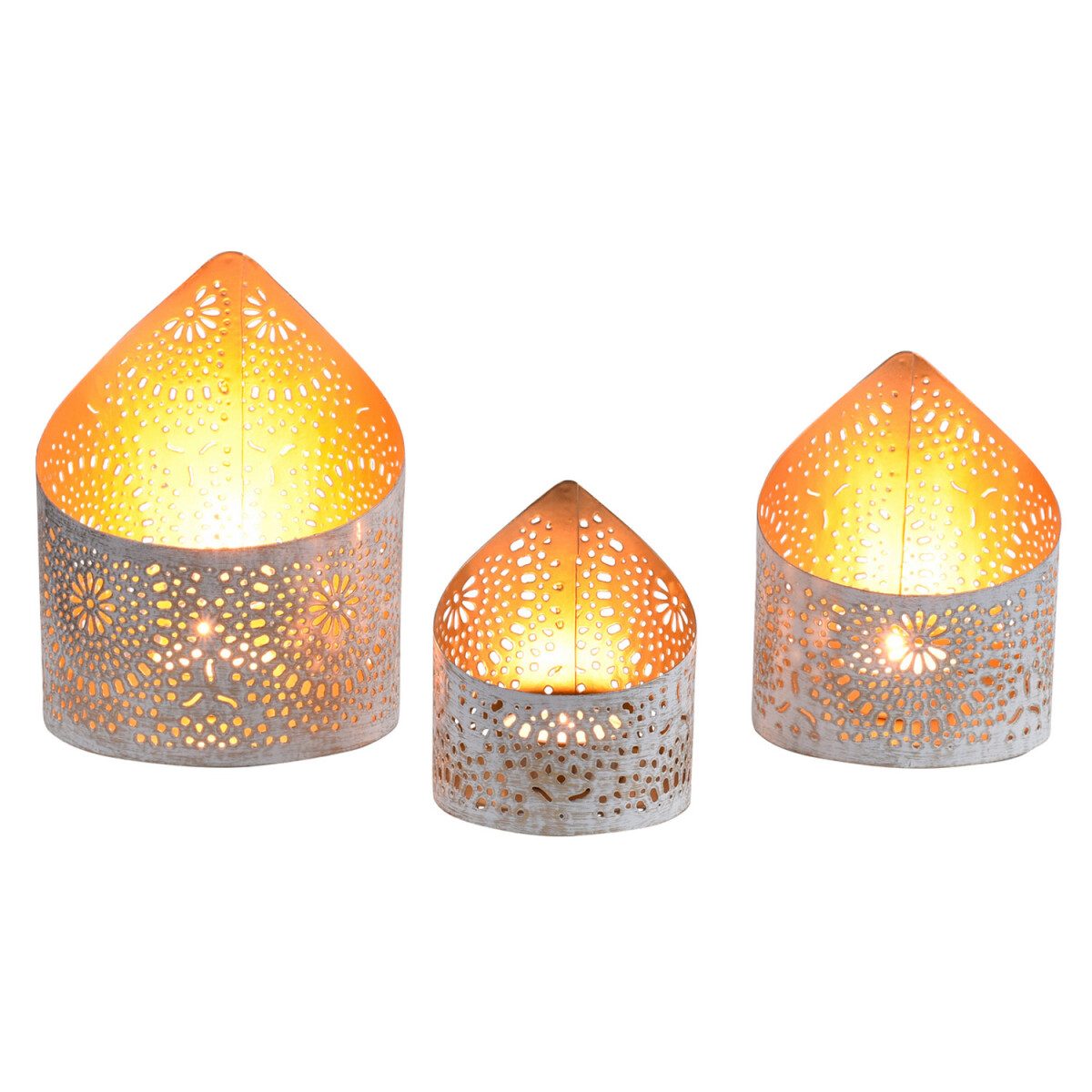 3er Set Boho Teelichthalter Yous handgem box