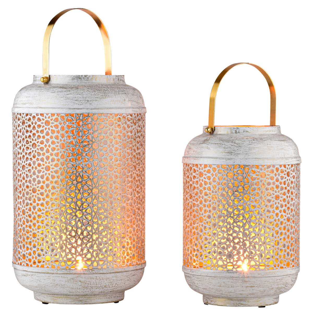 2er Set Boho Windlicht-Laterne Anago ede box
