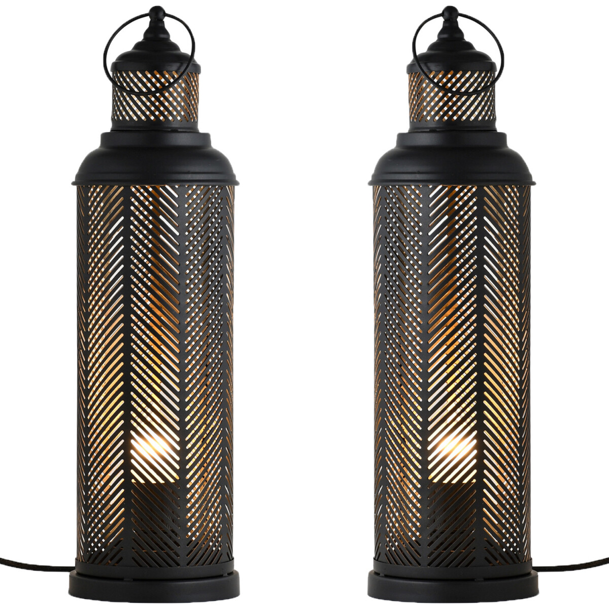 2er Set Orientalische Tischlampe Torinos box