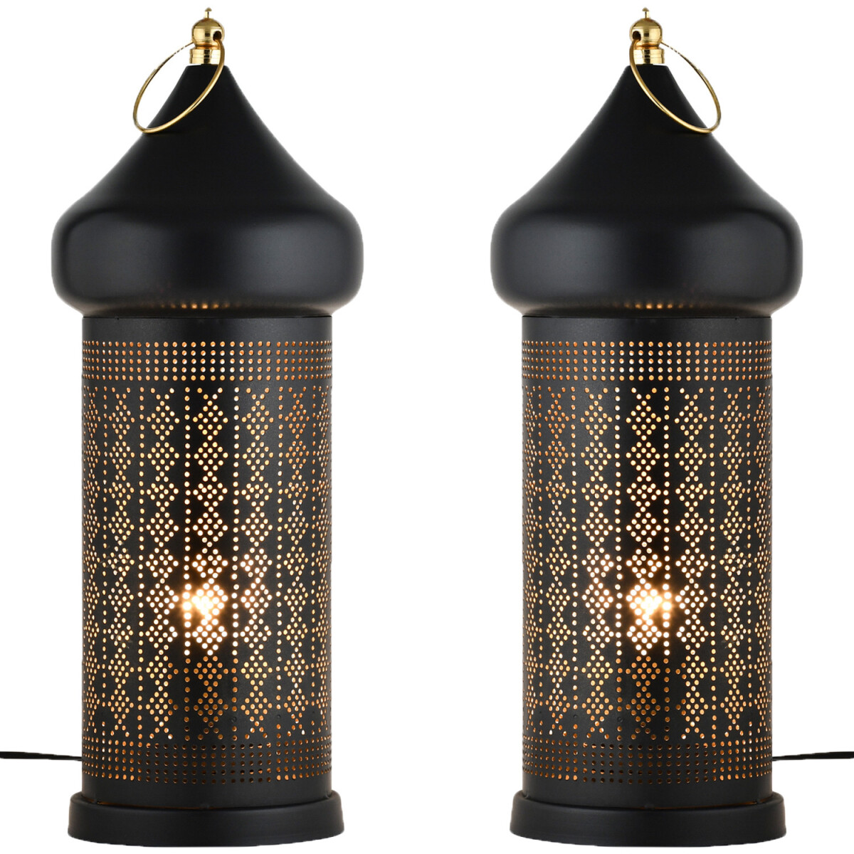 2er Set Orientalische Tischlampe Tangis  box