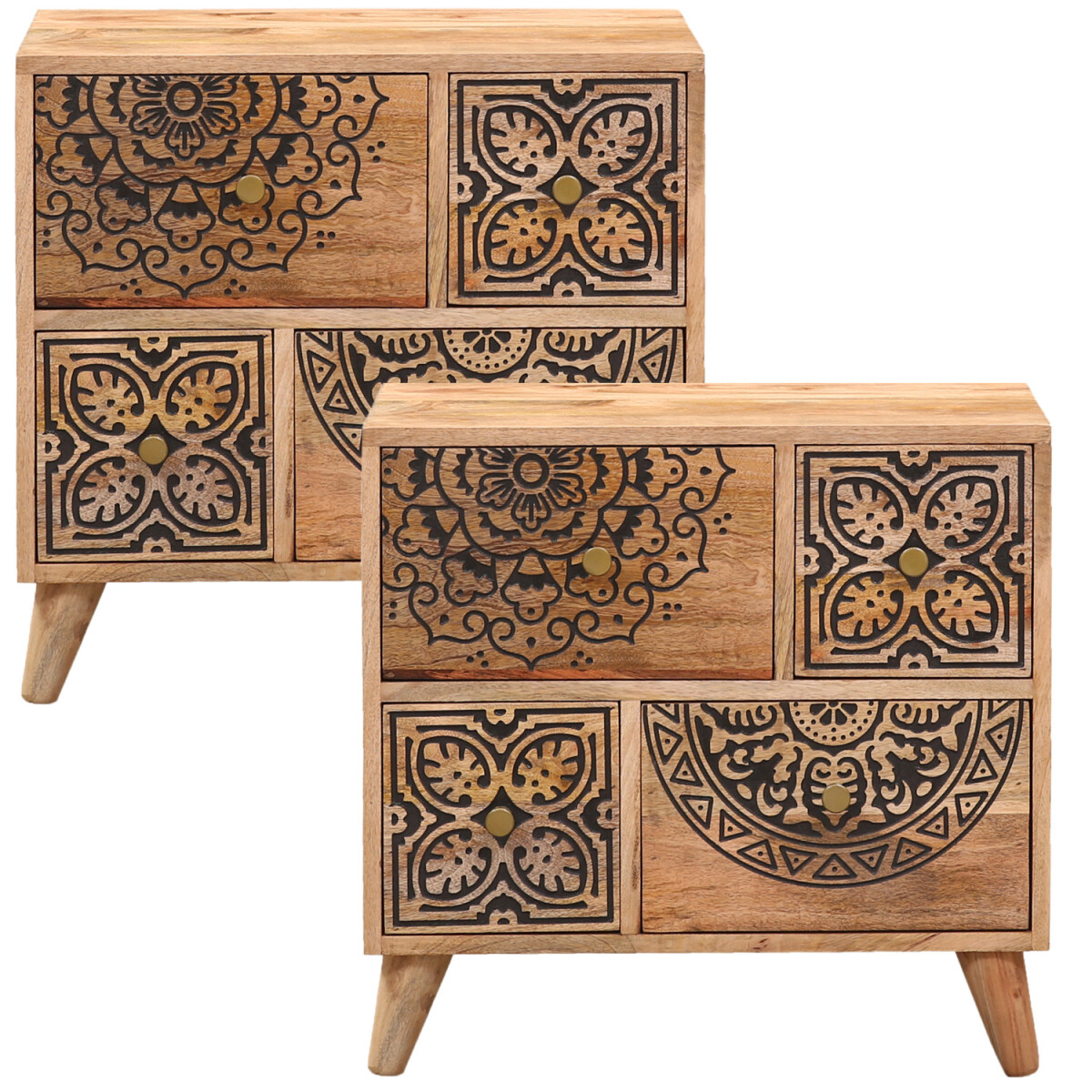 2er Set Orientalischer Nachttisch Narjo  box