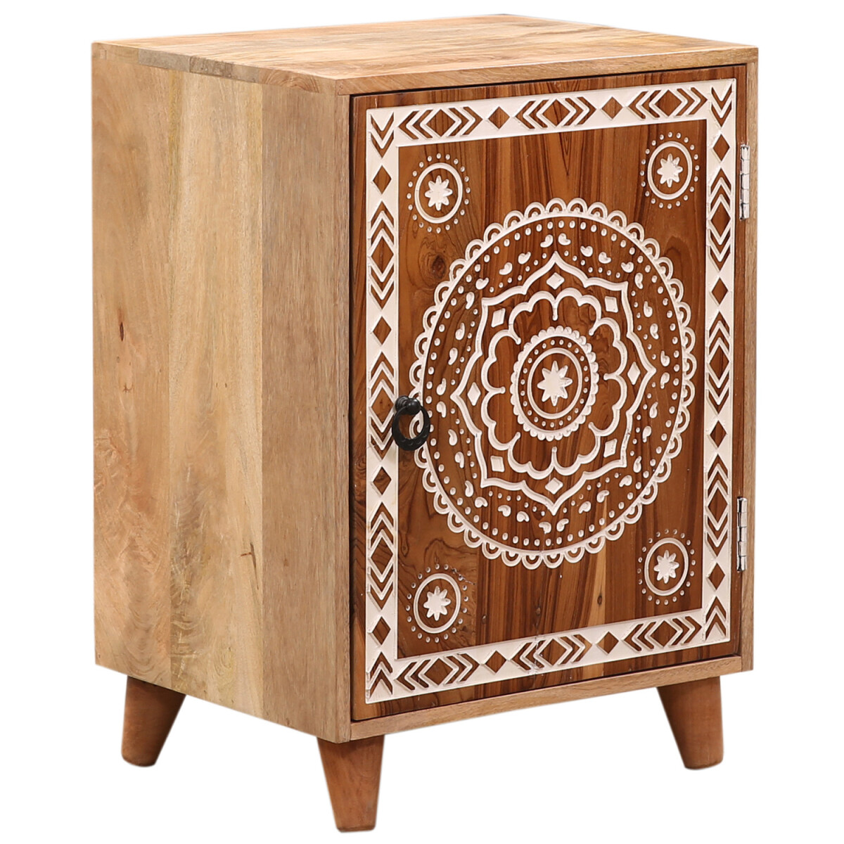 Boho Nachttisch Boumia handgefertigt aus box