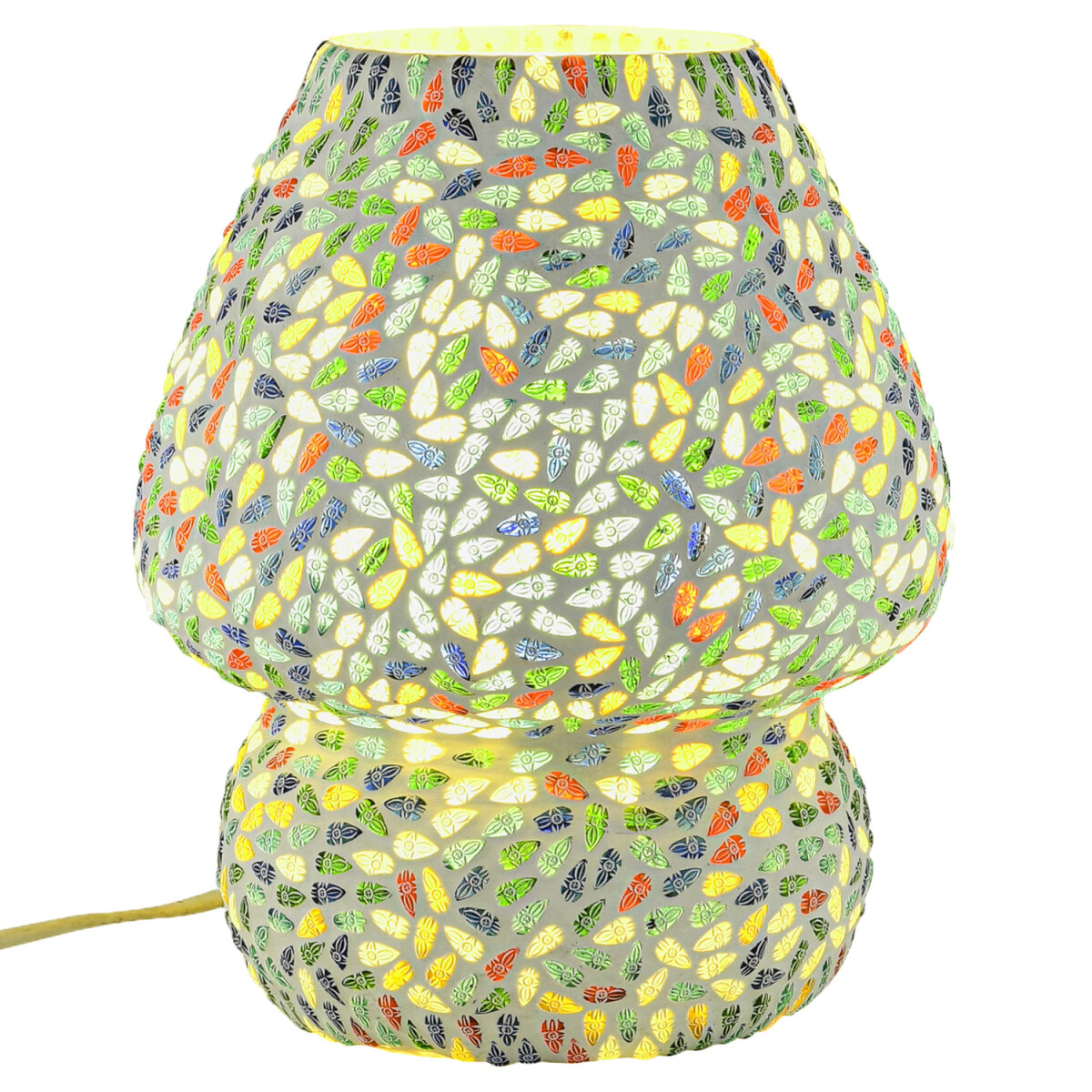 Boho Tischlampe Aubina Motiv 4 handgefer box