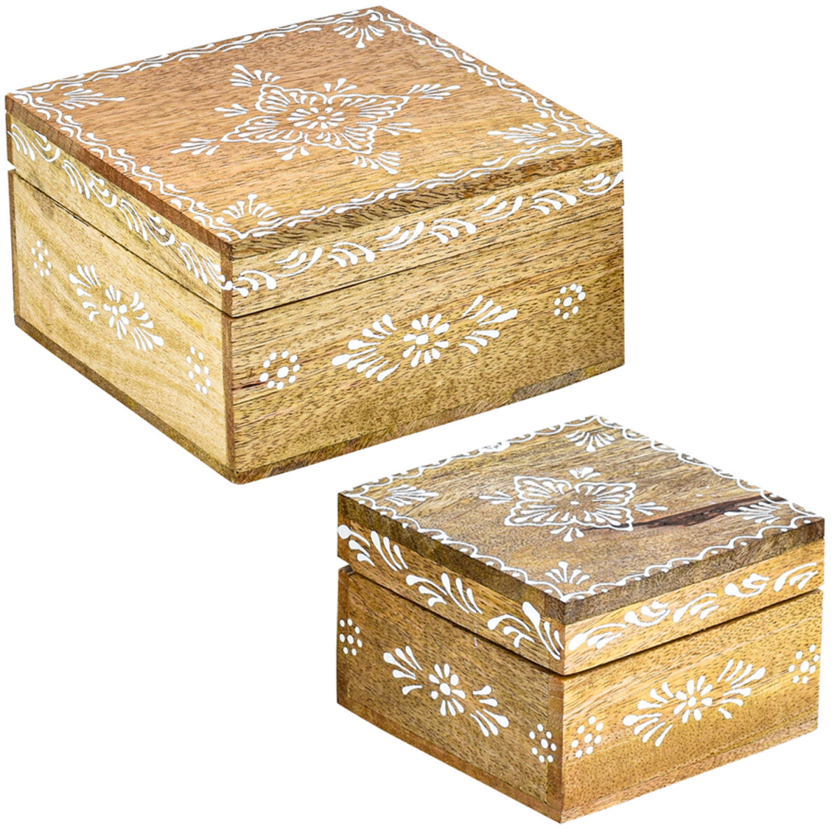 2er Set Orientalische Holzschatulle Hajd box