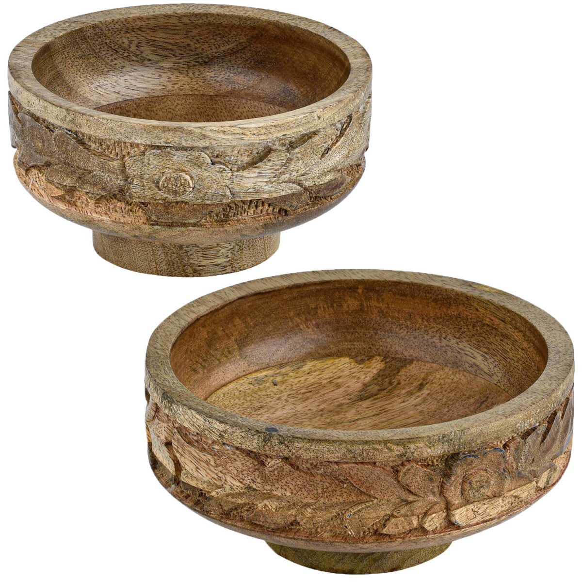 2er Set Boho Holzschale Lulua handgemach box
