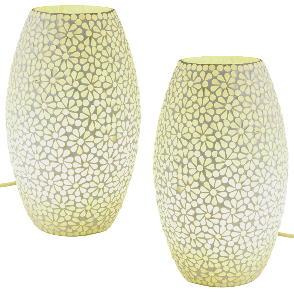 2er Set Boho Tischlampe Tiaga Motiv 1 ha box