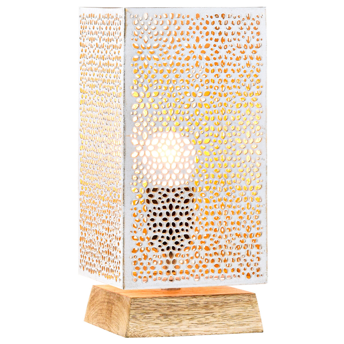 Boho Tischlampe Autigan handgemacht aus  box