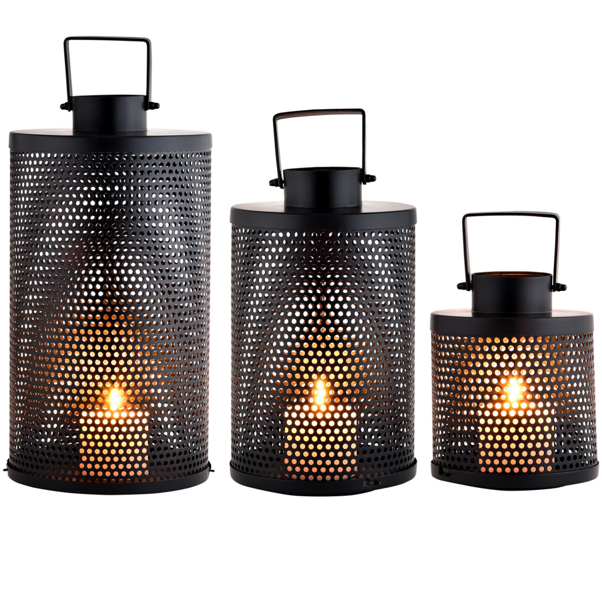 3er Set Skandinavische Laterne Ninda ede box