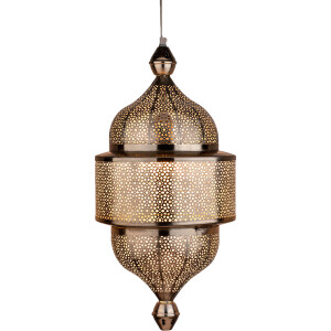 Orientalische Pendelleuchte Ihdaa Silber 56cm |...