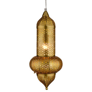Orientalische Pendelleuchte Jamini Gold 51×20 cm |...