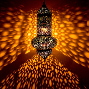 Orientalische Pendelleuchte Jamini Gold 51×20 cm |...