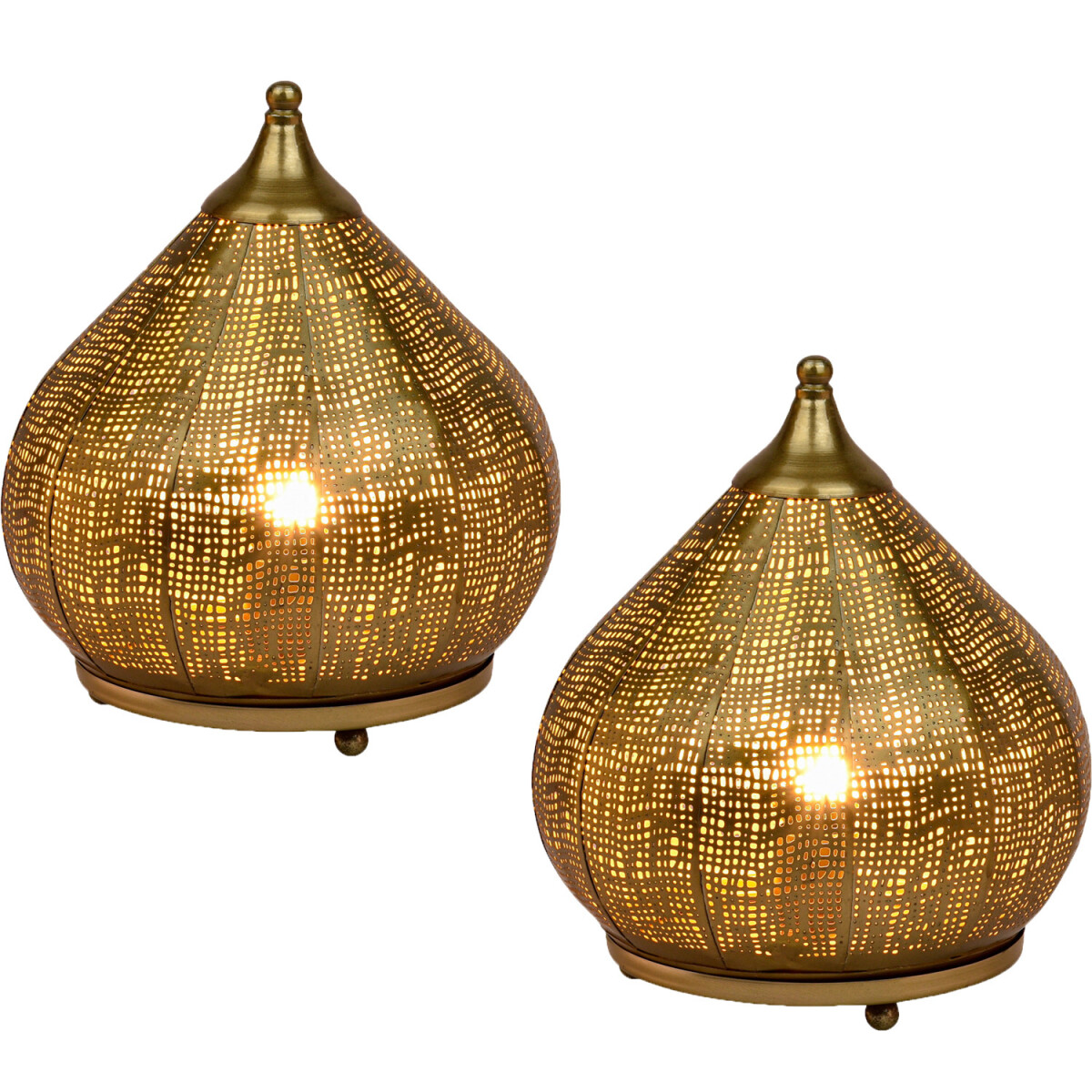 2er Set Orientalische Tischlampe Jamiel  box
