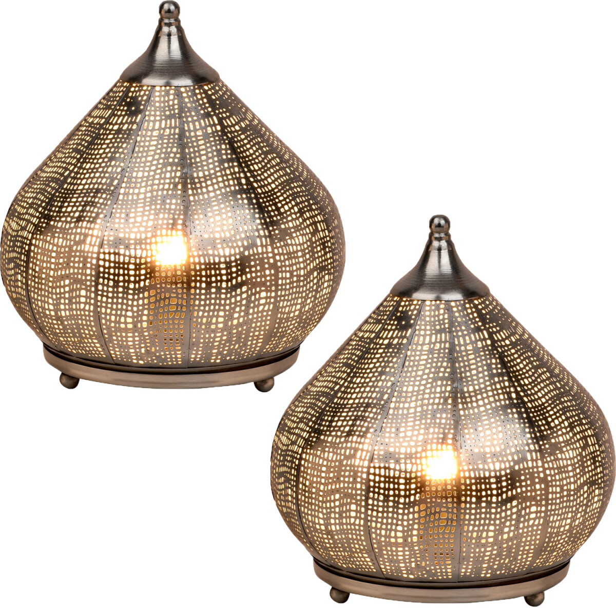 2er Set Orientalische Tischlampe Jamiel  box