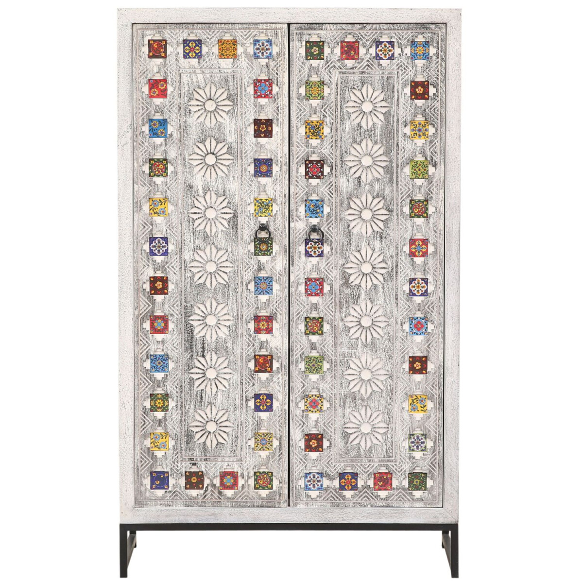 Boho Deko Highboard Kleiderschrank Schra box