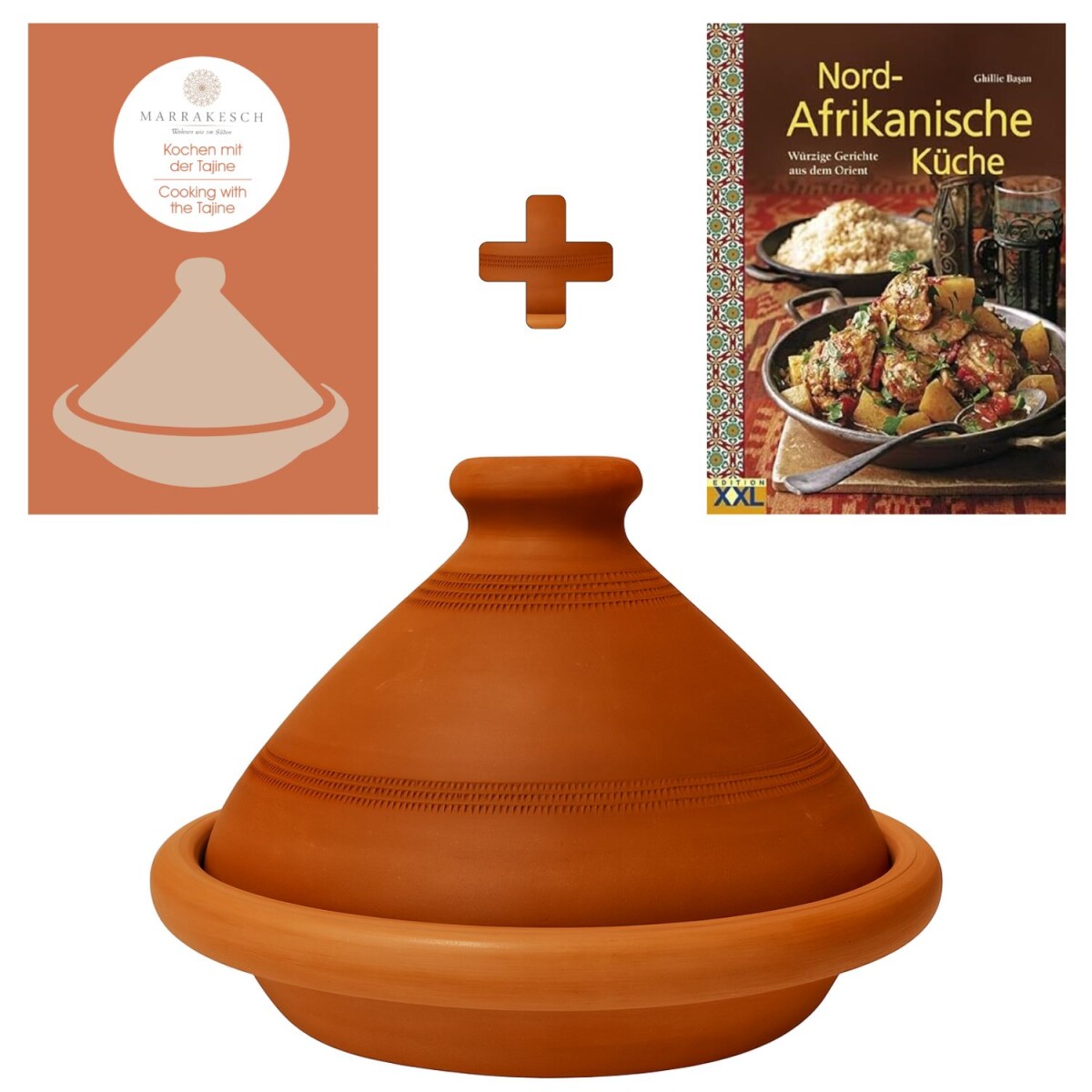 2er Set, Tajine Tagine Tuareg 30 cm + No box