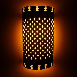 Mediterrane Wandleuchte Azrou H 27 cm – 100%...