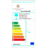 Esstischlampe Aissata 27cm | Marokkanische Metalllampe Silberfarben