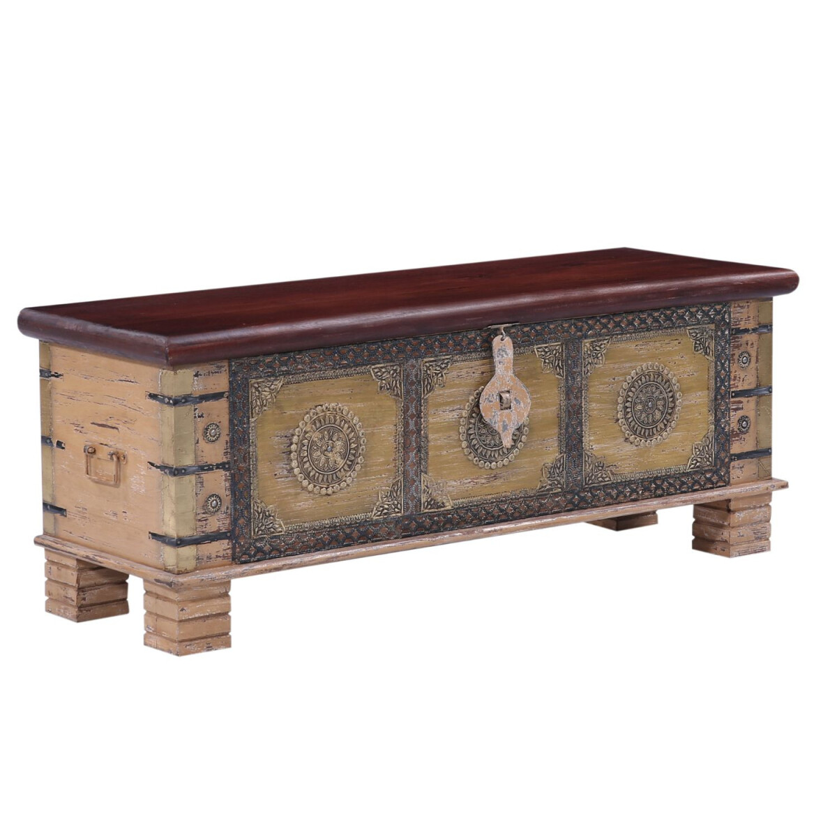 Boho Truhe Cebrail handgefertigt aus Mas box