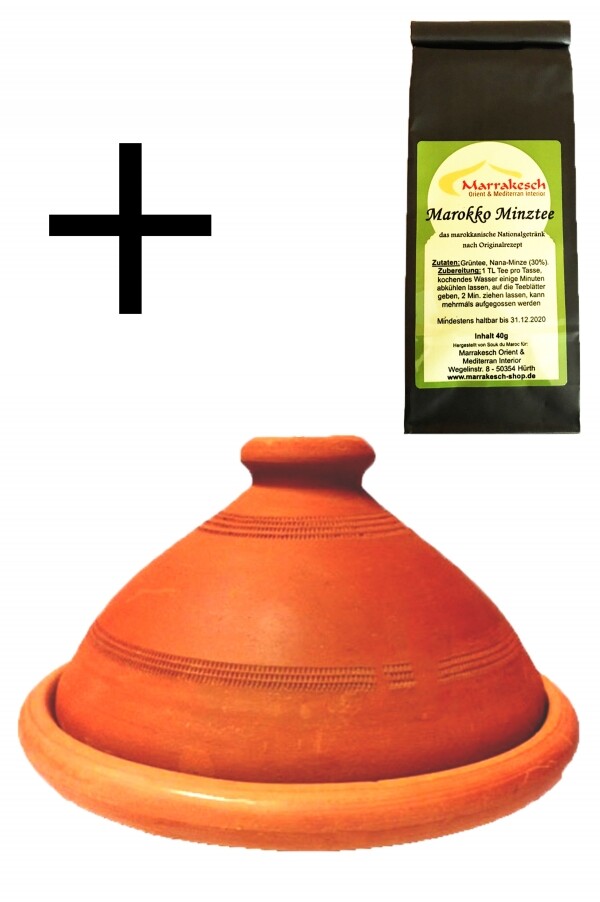 2er Set Marokkanische Tajine Tuareg mit  box