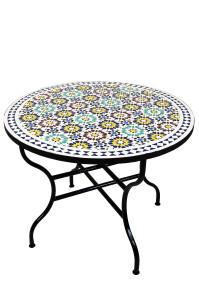 Marokkanischer Mosaiktisch Albaicin Mehrfarbig 100cm |...