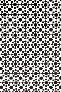 Marokkanischer Mosaiktisch Albaicin Schwarz Weiss 100cm |...