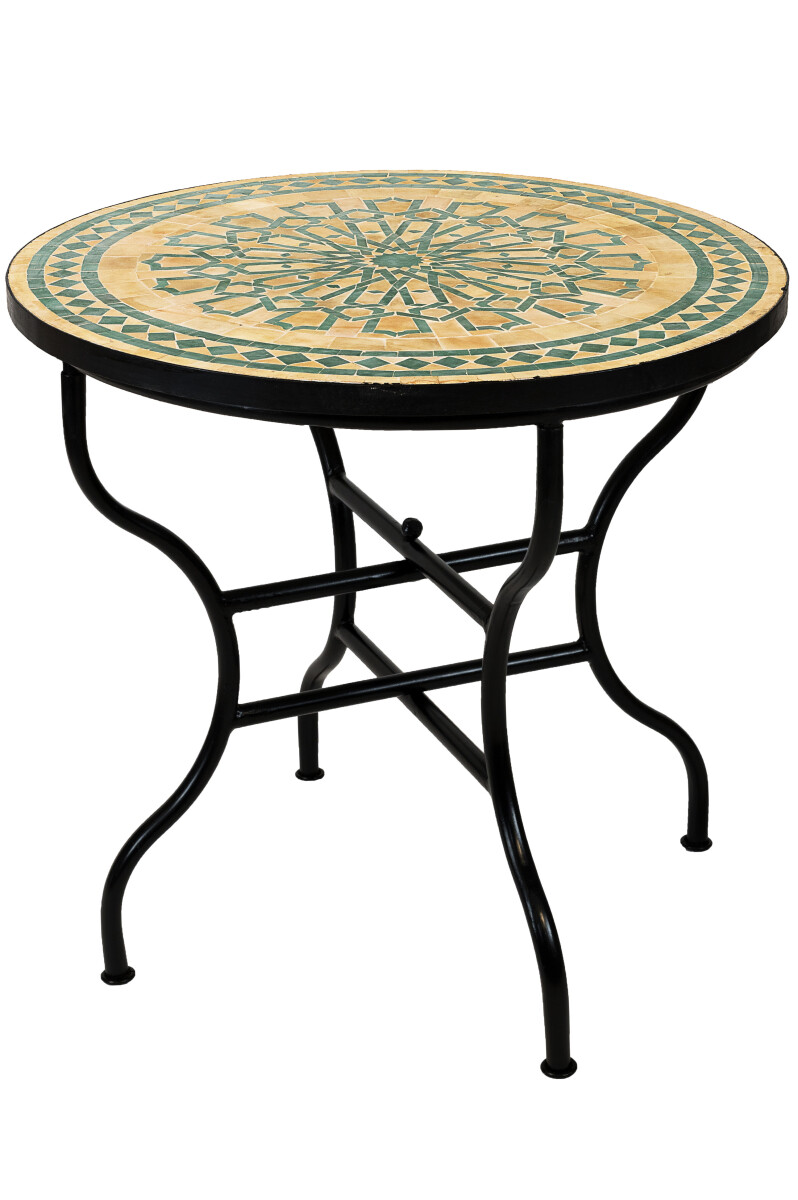 Marokkanischer Mosaiktisch Alcazar Beige box