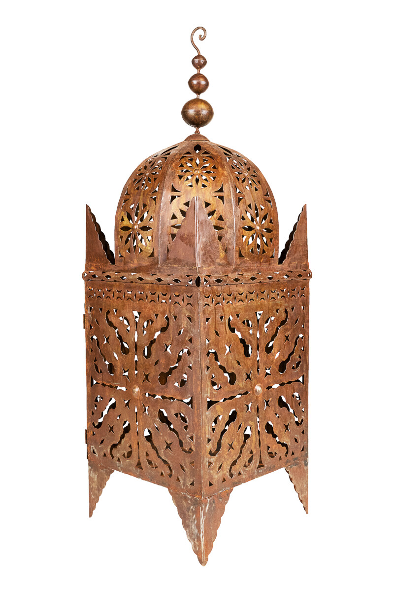 Marokkanische Gartenlaterne Frane 100cm Rost