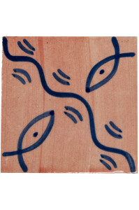 4er SET Marokkanische Fliesen Gafur - Muster 6 -