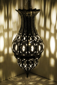 Orient Lampe Djamir Silber Höhe 47 cm |...